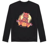 Sudadera Sin Capucha Unisex videojuegos dino rex lindo regalo de ju laTostadora