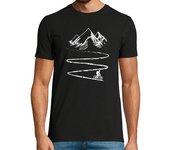 Camiseta Hombre Manga Corta bicicleta de montaña ciclismo ciclista mtb regalo laTostadora