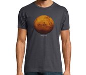 Camiseta Hombre Manga Corta marte en triángulos para hombre de la camiseta laTostadora