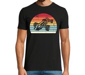 Camiseta Hombre Manga Corta F1 1970 RETRO VINTAGE PUESTA DE SOL laTostadora