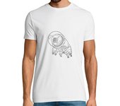 Camiseta Hombre Manga Corta camiseta de hombre tardigrade space laTostadora