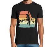 Camiseta Hombre Manga Corta escalada retro laTostadora