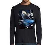 Camiseta Hombre Manga Larga chica aventura laTostadora