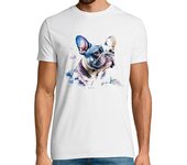 Camiseta Hombre Manga Corta Bulldog Francés laTostadora