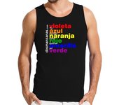 Camiseta Hombre Sin Mangas Sin mangas, negra, Orgullo 2019 laTostadora
