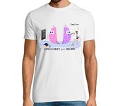 Camiseta Hombre Manga Corta cerebros hombre laTostadora
