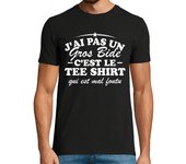 Camiseta Hombre Manga Corta no tengo una gran barriga laTostadora