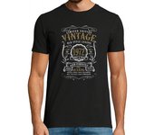 Camiseta Hombre Manga Corta 50 cumpleaños estilo antiguo leyenda vintage 1972 laTostadora