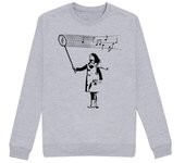 Sudadera Sin Capucha Unisex The Music Catcher laTostadora