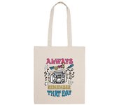 Bolsa De Tela Bolso Recuerda 1980s Retro Vintage laTostadora