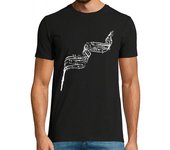 Camiseta Hombre Manga Corta clarinete orquesta clarinetista clarine laTostadora