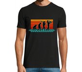 Camiseta Hombre Manga Corta Evolución Del Saxofonista Música Jazz Músico Orquesta Saxo laTostadora