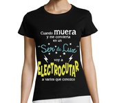 Camiseta Mujer Manga Corta Ser de Luz laTostadora