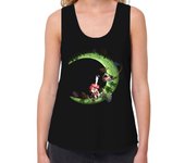Camiseta Mujer Tirantes Loose Fit Casita en la Luna II Chica laTostadora