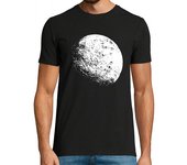Camiseta Hombre Manga Corta Camiseta luna de noche, hombre laTostadora