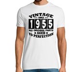 Camiseta Hombre Manga Corta vintage 1955 todas las piezas originales laTostadora