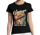 Camiseta Mujer Manga Corta Vintage 1985 limited edition laTostadora