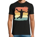 Camiseta Hombre Manga Corta balonmano retro vintage para balonmano laTostadora