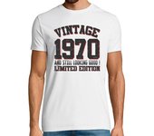 Camiseta Hombre Manga Corta vintage 1970 y stiil que parece bueno laTostadora
