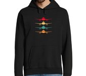 Sudadera Con Capucha Para Hombre aviones aviación retro vintage laTostadora