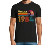 Camiseta Hombre Manga Corta regalo de cumpleaños 39 años retro vint laTostadora