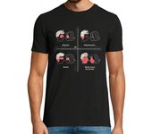 Camiseta Hombre Manga Corta Bailar fuera de tiempo en pareja laTostadora