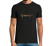Camiseta Hombre Manga Corta Retr0 Heartbeat Chess Pieces Retro Gift laTostadora