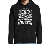 Sudadera Con Capucha Para Hombre soy un papá motero como un papá normal laTostadora