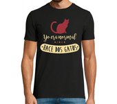 Camiseta Hombre Manga Corta Yo era normal hace dos gatos laTostadora