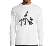 Camiseta Hombre Manga Larga Hombre, manga larga, blanco laTostadora