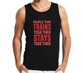 Camiseta Hombre Sin Mangas pareja que entrena juntos tren deportiv laTostadora