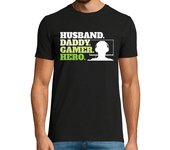 Camiseta Hombre Manga Corta dia del padre i esposo i padre i esposo laTostadora