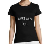 Camiseta Mujer Manga Corta es sí respuesta de culto laTostadora
