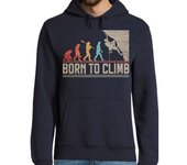 Sudadera Con Capucha Para Hombre nacido para escalar escalar escalar laTostadora
