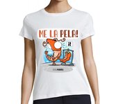 Camiseta Mujer Manga Corta Me la pela laTostadora