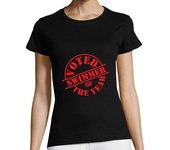 Camiseta Mujer Manga Corta camisa de nadar - deporte - el nadador laTostadora