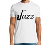 Camiseta Hombre Manga Corta saxofón de jazz laTostadora