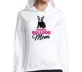 Sudadera Con Capucha Para Mujer mamá bulldog francés laTostadora