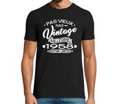 Camiseta Hombre Manga Corta no viejo pero vintage 1958 laTostadora