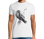 Camiseta Hombre Manga Corta nacido para ser libre (bw) laTostadora