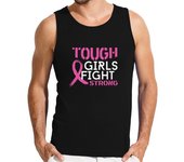 Camiseta Hombre Sin Mangas las chicas duras luchan contra el cánce laTostadora