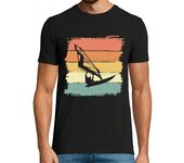 Camiseta Hombre Manga Corta windsurf retro vintage para laTostadora