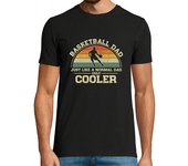Camiseta Hombre Manga Corta papá de baloncesto como un papá normal solo que más genial laTostadora