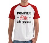 Camiseta Hombre Estilo Béisbol bombero jubilado idea de regalo laTostadora