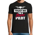 Camiseta Hombre Manga Corta piloto de drones laTostadora