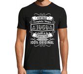 Camiseta Hombre Manga Corta regalo de cumpleaños vintage 1959 laTostadora