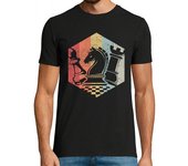 Camiseta Hombre Manga Corta Vintage Chess Retro Chess Player Gift laTostadora