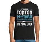 Camiseta Hombre Manga Corta Soy un tio motero como un tio normal pe laTostadora