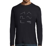 Camiseta Hombre Manga Larga Hombre, manga larga, azul marino laTostadora