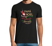 Camiseta Hombre Manga Corta PAPA NOEL Camiseta manga corta Navidad hombre laTostadora